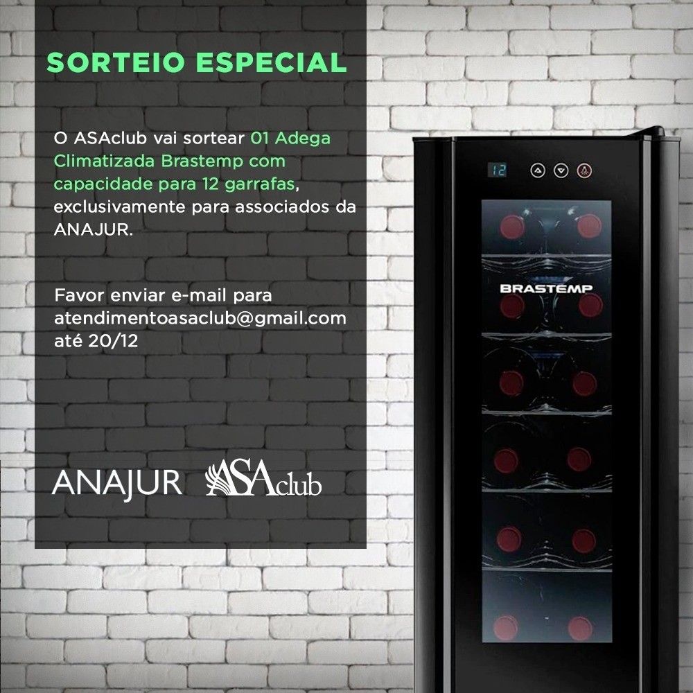 Sorteio especial - Adega Brastemp